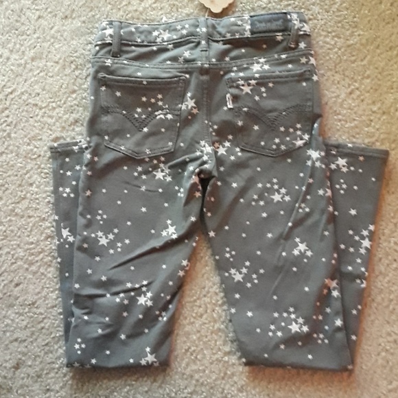 Girl's Knit Jeans - Picture 2 of 3